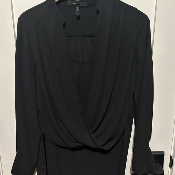 BCGG Maxazria Jaclyn draped high-low top - Picture 3 of 4